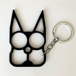 Black Cat Self Defense Keychain
